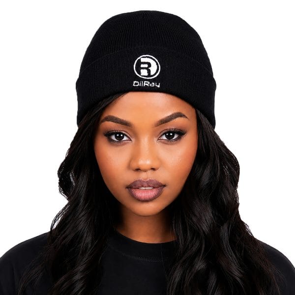 DilRay Black Beanie W