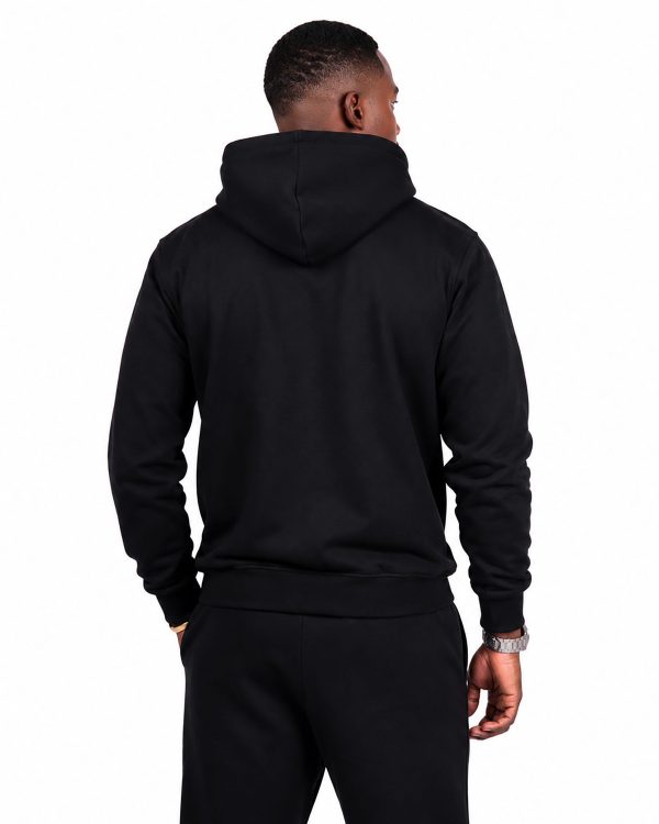 Black Classic Hoodie M Back