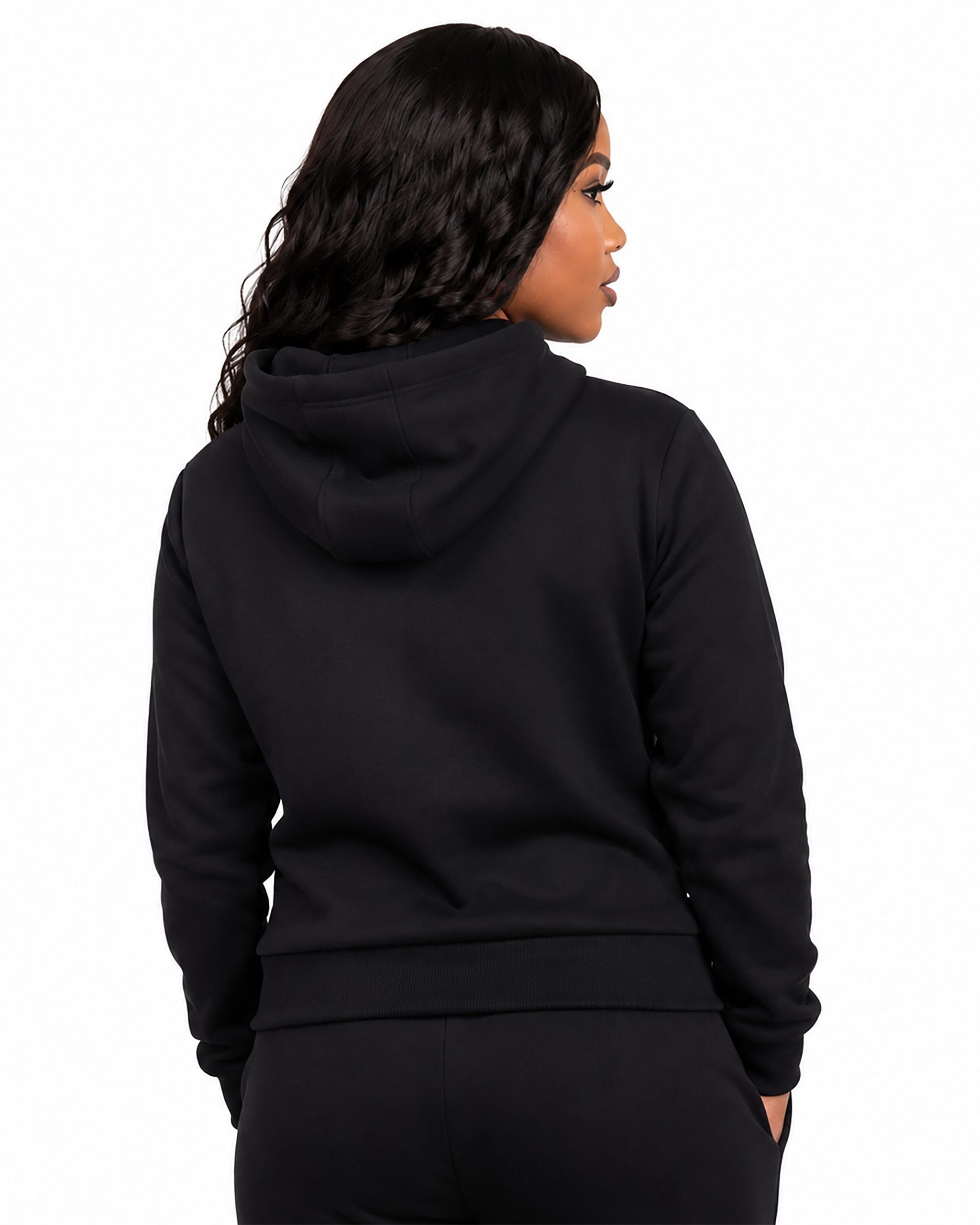 Black Classic Hoodie Black Classic Hoodie W Back