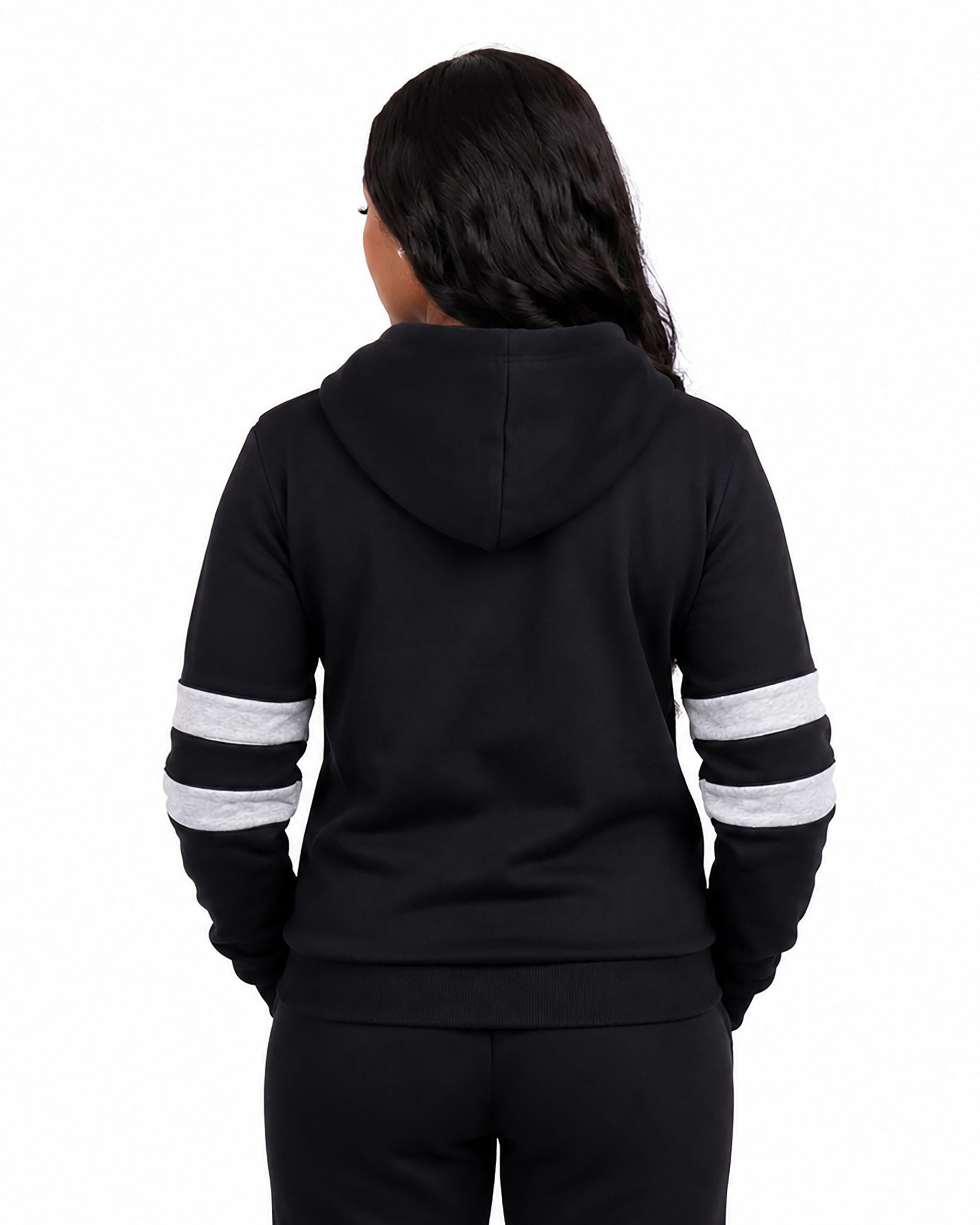 Black Grey Hoodie Black Grey Hoodie W Back