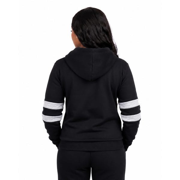 Black Grey Hoodie W B