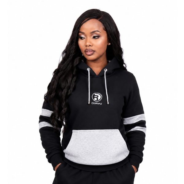 DilRay Black Grey Hoodie W