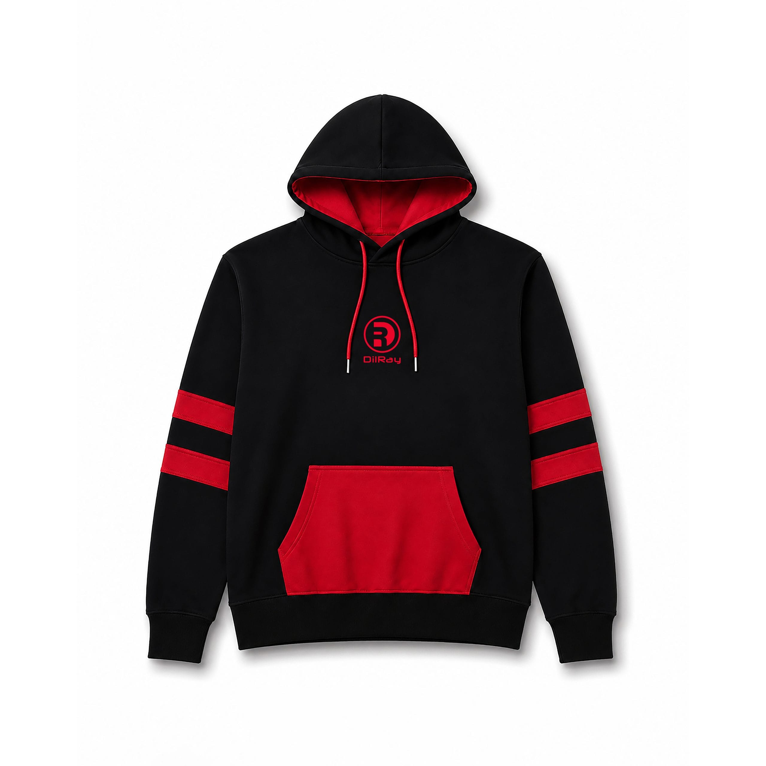 Black Red Hoodie Black Red Hoodie