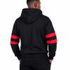Black Red Hoodie Black Red Hoodie M Back