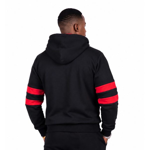Black Red Hoodie M B