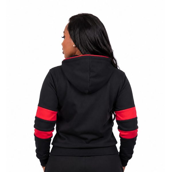 Black Red Hoodie W B