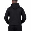 Black Square Hoodie M Back