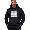 Black Square Hoodie Men