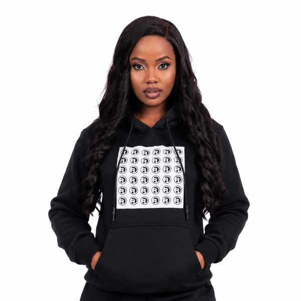 Black Square Hoodie W
