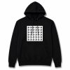 Black Square Hoodie