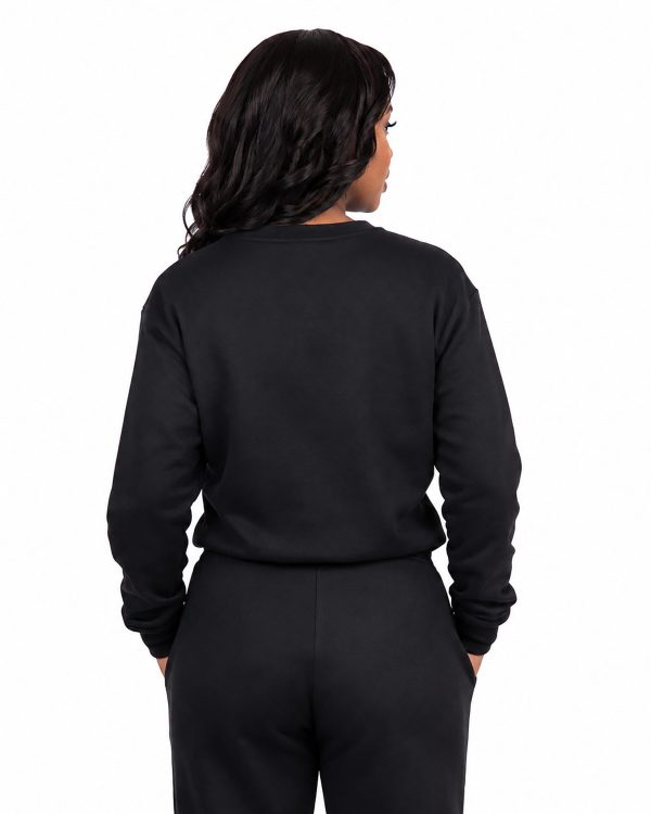 Black Square Sweatshirt W Back