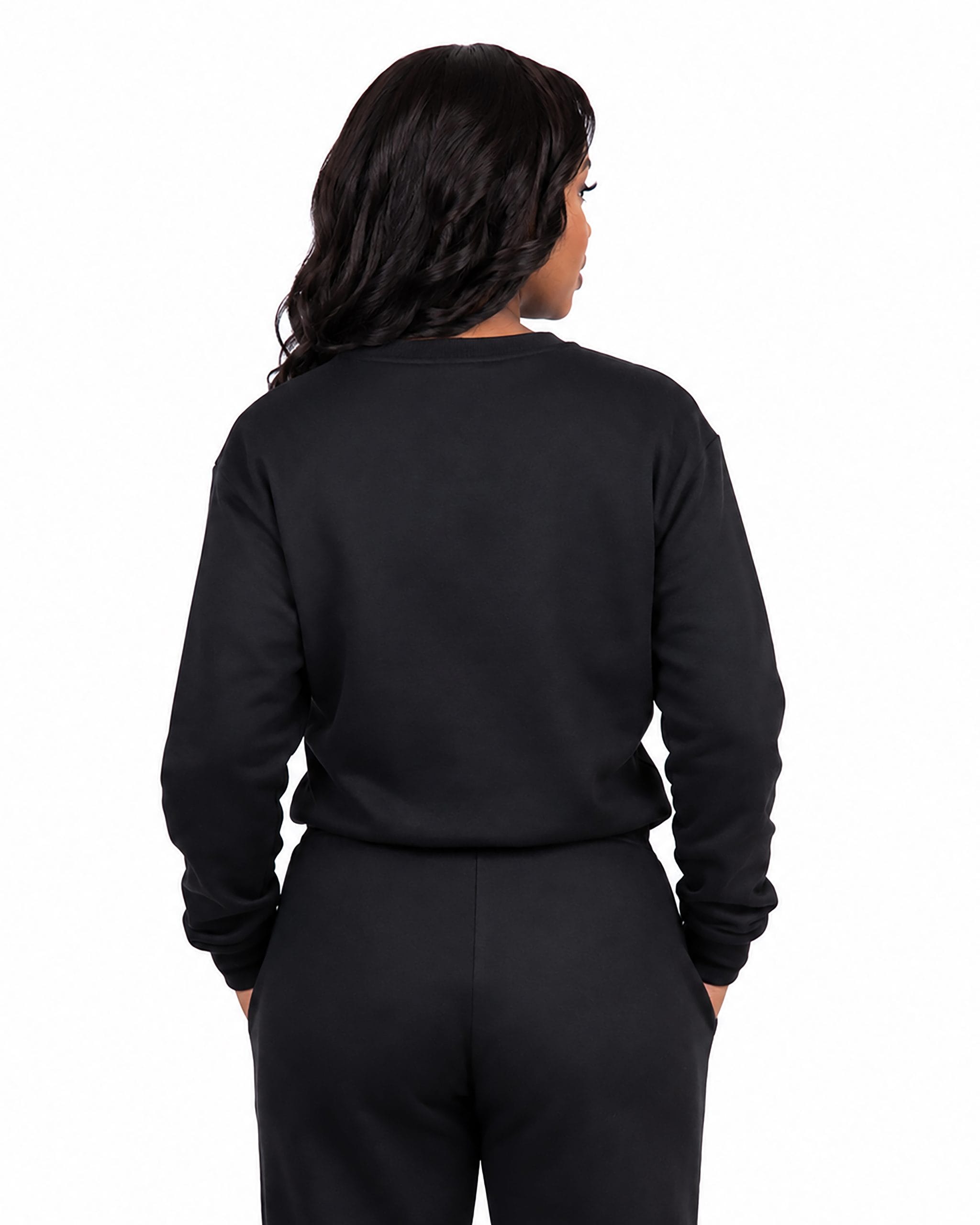 Black Square Sweatshirt Black Square Sweatshirt W Back