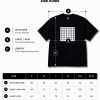 Black Square Tshirt Size Guide