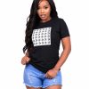Black Square Tshirt Black Square Tshirt Women
