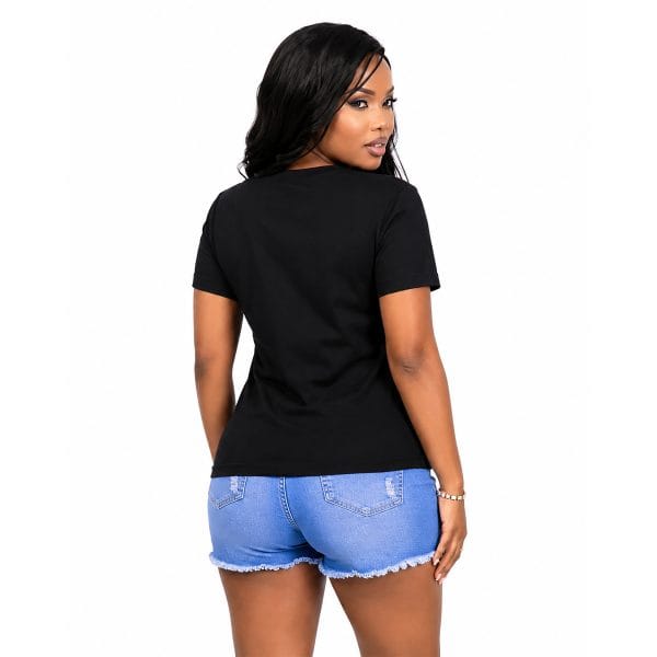 Black Square Tshirt W B