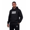 Black Striped Hoodie M