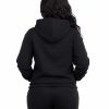 Black Striped Hoodie W Back