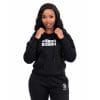 Black Striped Hoodie W