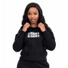 Black Striped Hoodie W