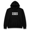 Black Striped Hoodie