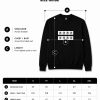 Black Striped Sweatshirt Size Guide