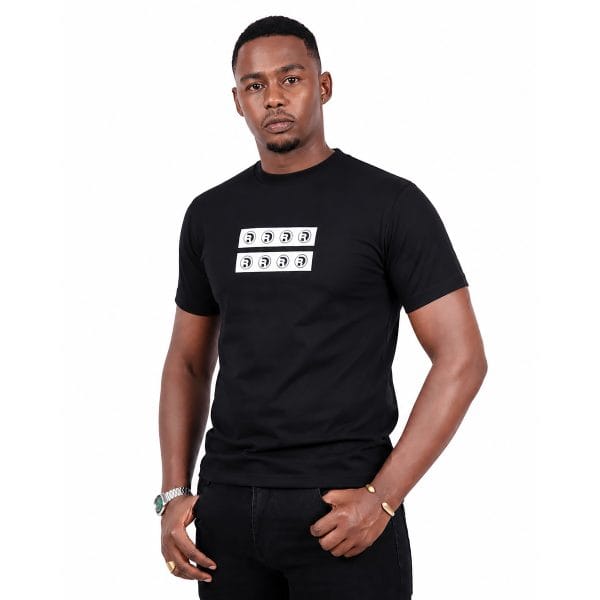 Black Striped Tshirt Men