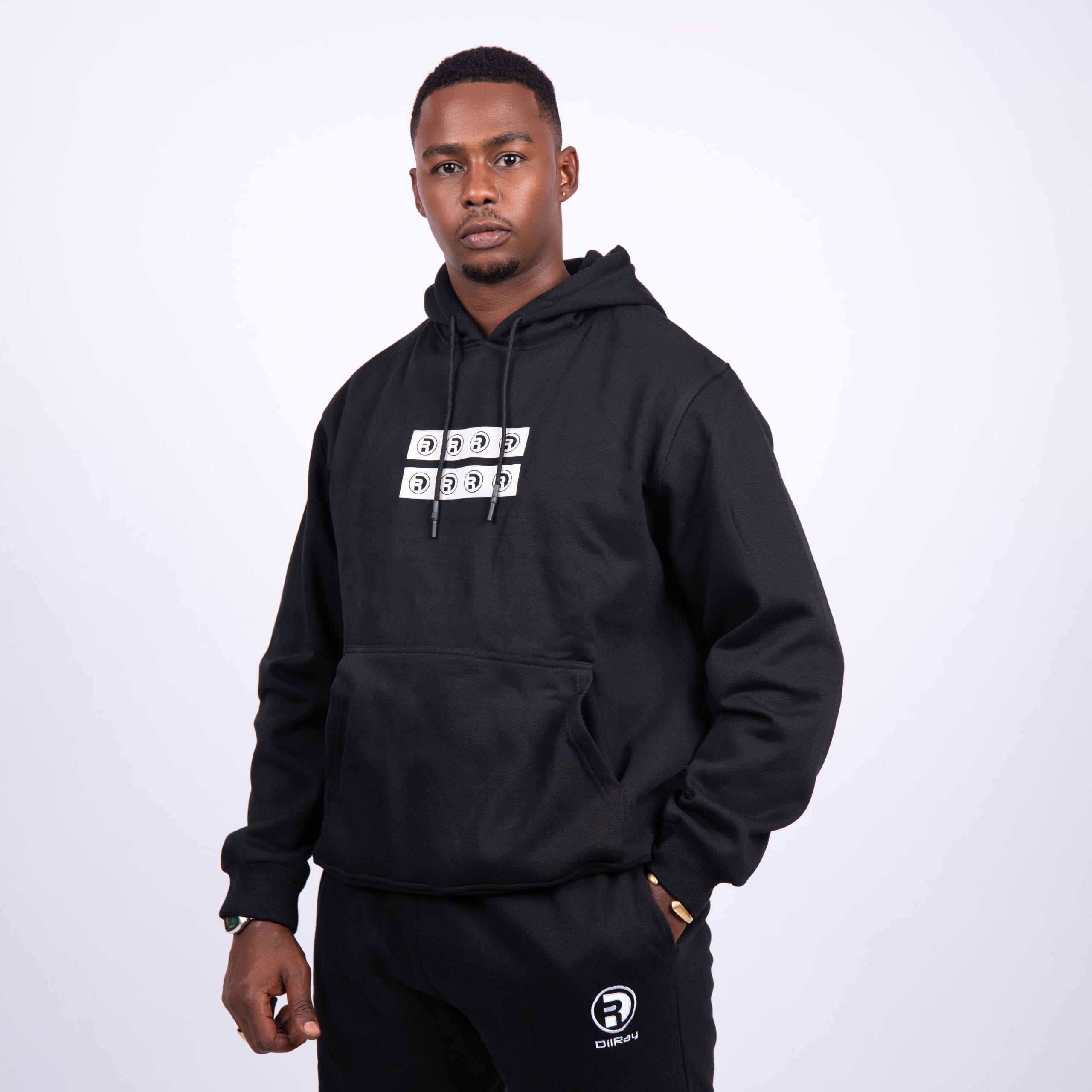 Black Striped Hoodie Black Striped Hoodie