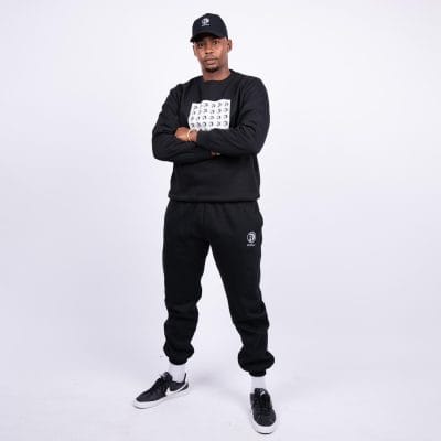 Alternative view of Black Square Sweatshirt