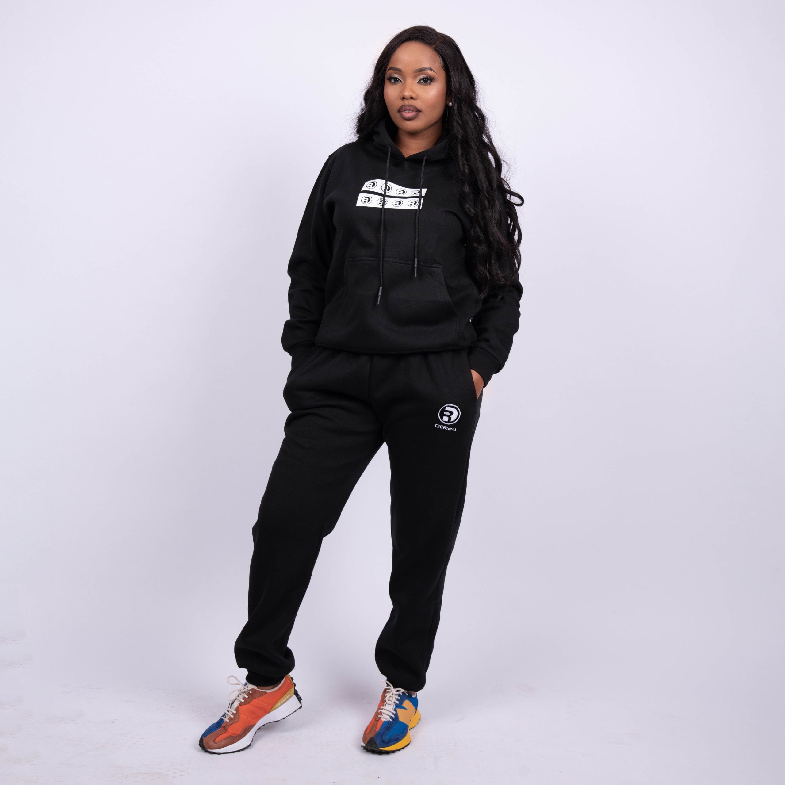 Black Striped Hoodie Black Striped Hoodie - Image 2