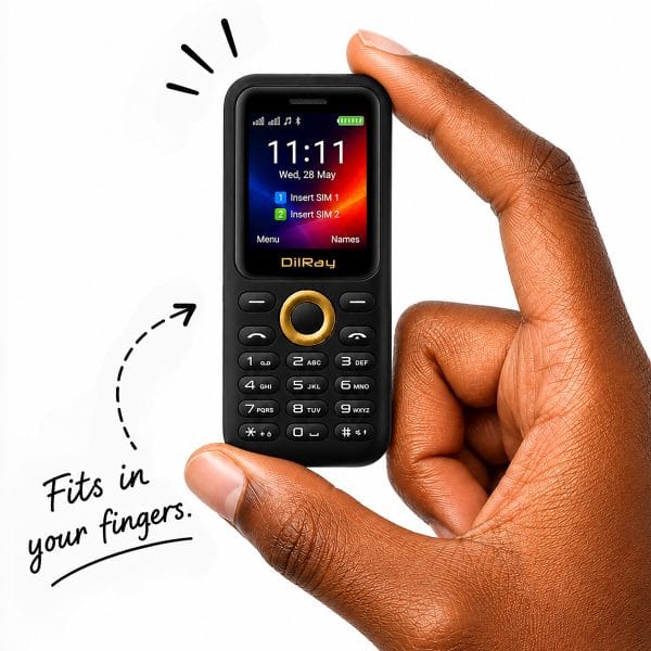 DilRay Black Mini Phone