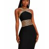 Black Bandage Dress Front