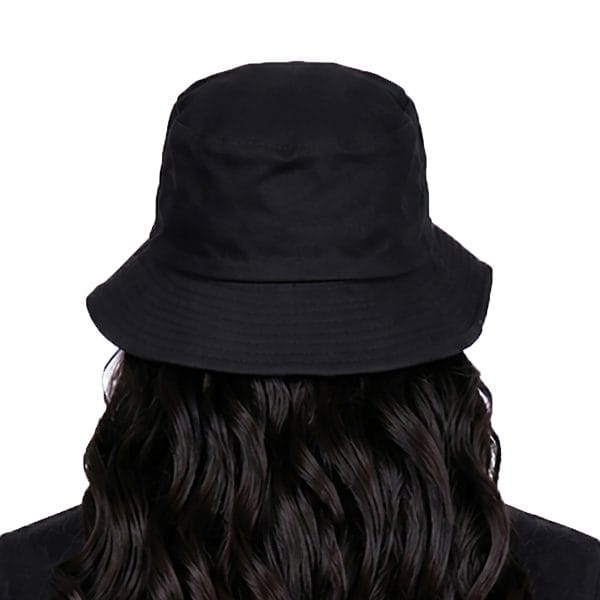 Black Bucket Hat W B