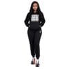 Black Square Hoodie Full Set