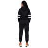 Black Grey Hoodie Full Set