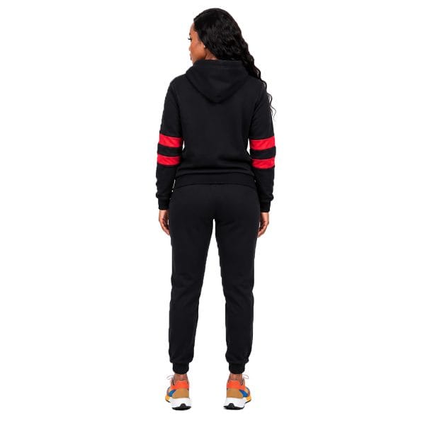 Black Red Hoodie Full Set