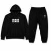Black Striped Hoodie Full Set Black Striped Hoodie Full Set
