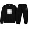 Black Square Sweatshirt Full Set