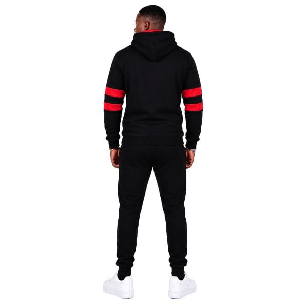Black Red Hoodie Full Set